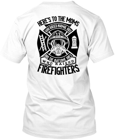 A black t-shirt with the shopify logo