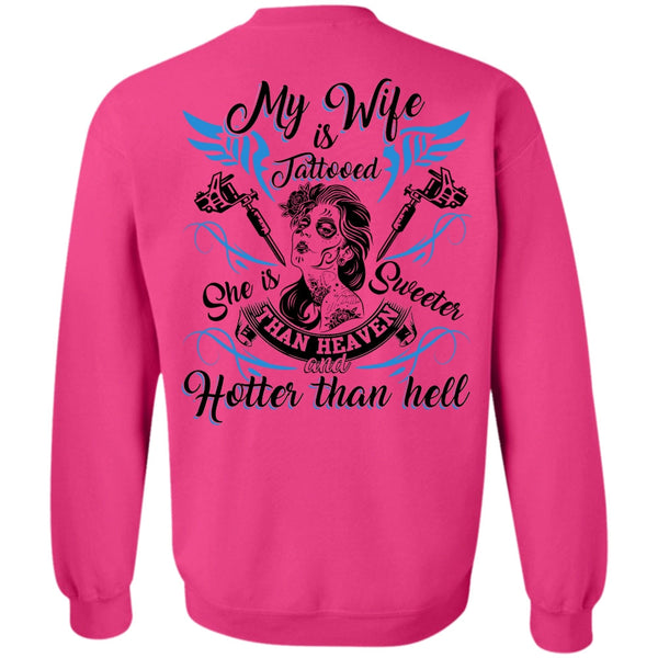 I Love Wife T Shirt, My Wife Is Tattooed Sweatshirt