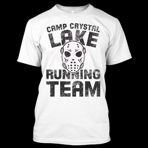 A black t-shirt with the shopify logo