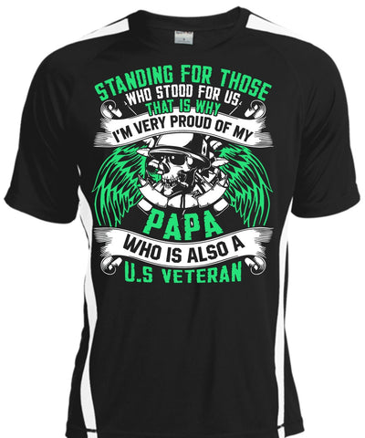 A black t-shirt with the shopify logo