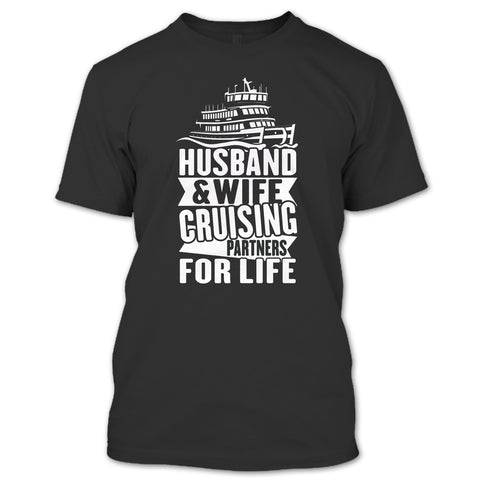 A black t-shirt with the shopify logo