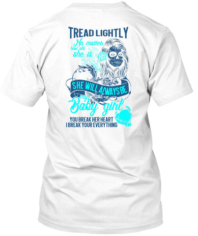 A black t-shirt with the shopify logo