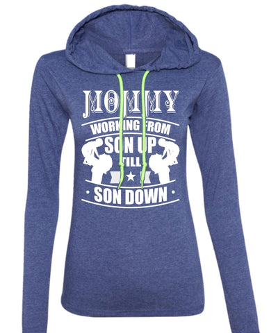 A black t-shirt with the shopify logo