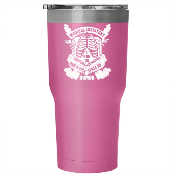 Medical Assistant Tumbler 30 oz Stainless Steel, Cool Gift For Nurse Travel Mug