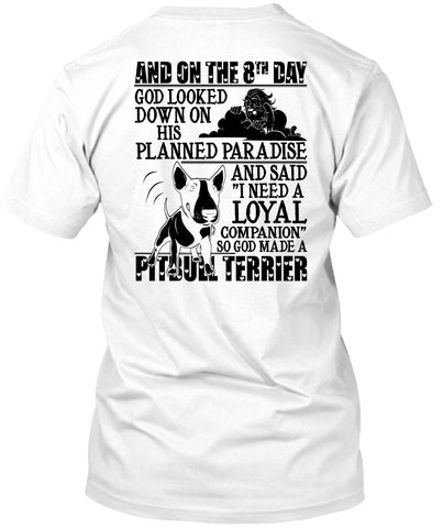 A black t-shirt with the shopify logo