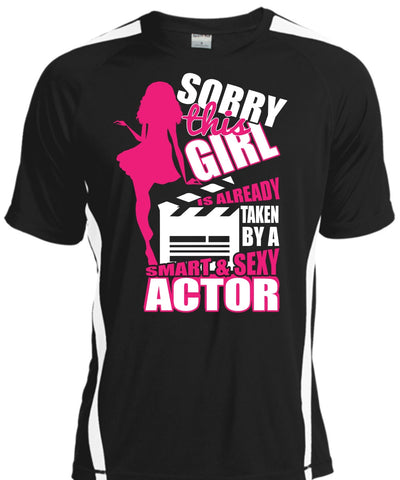 A black t-shirt with the shopify logo