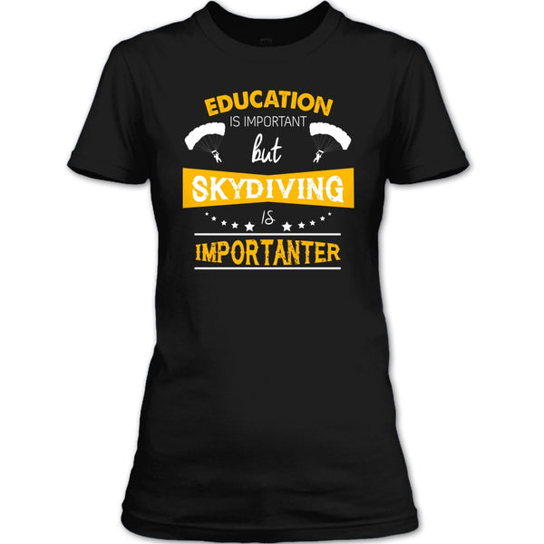 A black t-shirt with the shopify logo