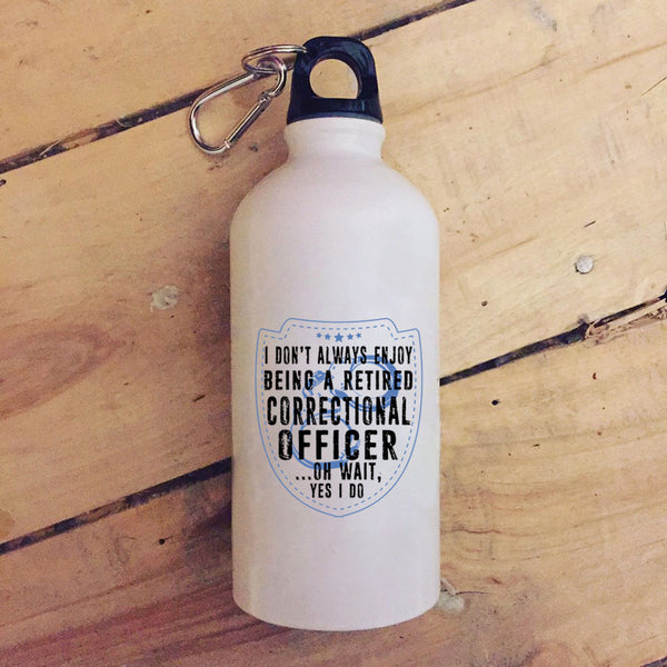 Being A Retired Correctional Officer 20 oz Stainless Steel Bottle,Cool Grandparent Outdoor Sports Water Bottle
