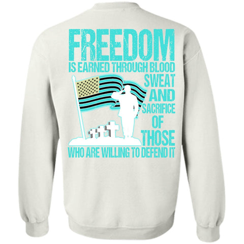 A black t-shirt with the shopify logo