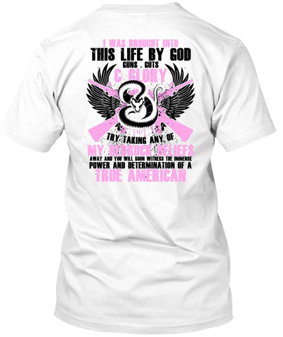 A black t-shirt with the shopify logo