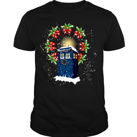 A black t-shirt with the shopify logo