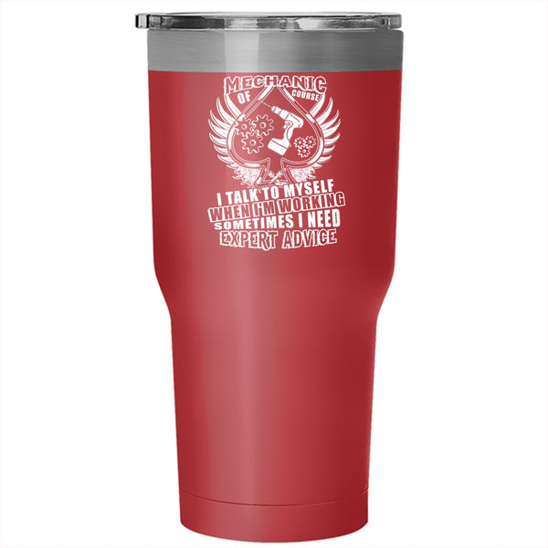 Mechanic Tumbler 30 oz Stainless Steel, Cute Gift For Mechanic Travel Mug