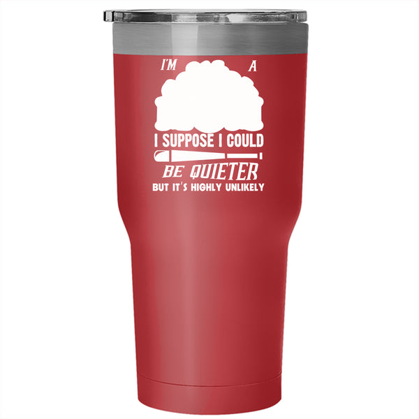 I'm A Softball Mom Tumbler 30 oz Stainless Steel, Gift For Mama Travel Mug