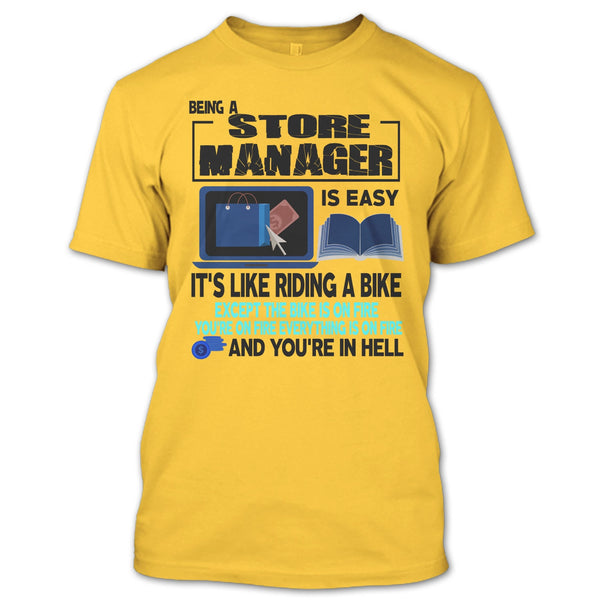 Being A Store Manager T Shirt, Coolest Store Manager T Shirt