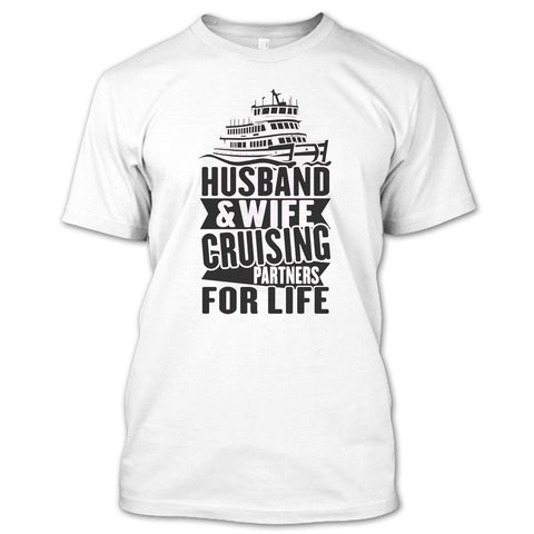 A black t-shirt with the shopify logo