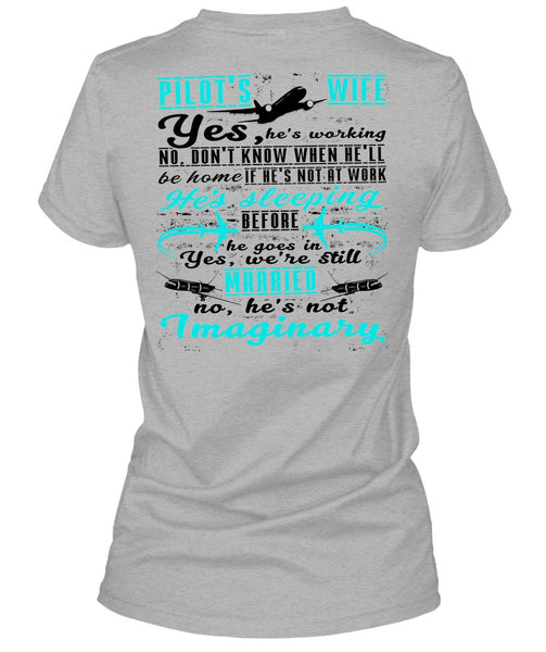 Pilot's Wife T Shirt, I Love Pilot T Shirt