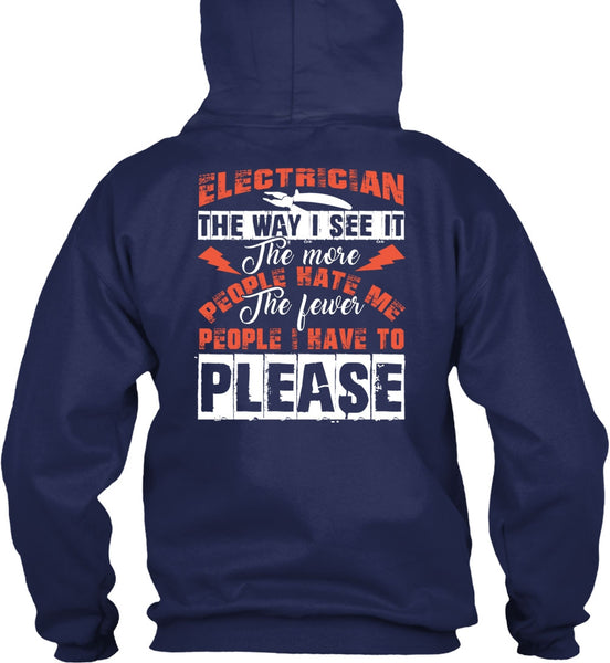 Electrician The Way T Shirt, I Love Electrician T Shirt