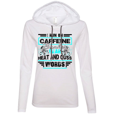 A black t-shirt with the shopify logo