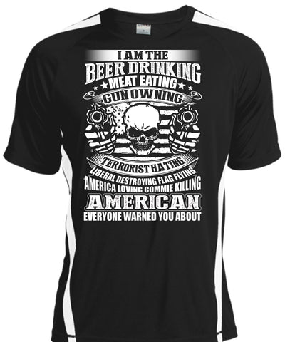 A black t-shirt with the shopify logo