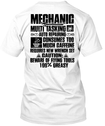 A black t-shirt with the shopify logo