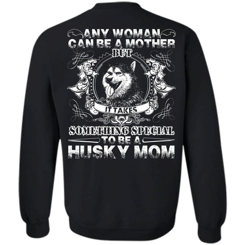 A black t-shirt with the shopify logo