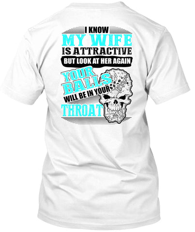 A black t-shirt with the shopify logo