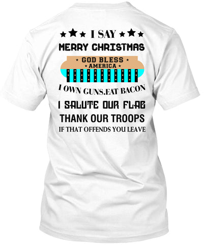 A black t-shirt with the shopify logo