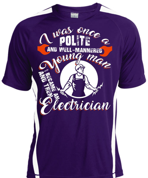 I Became An Electrician T Shirt, I Love Electrician T Shirt, Cool Shirt