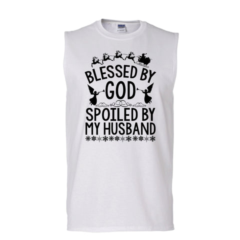 A black t-shirt with the shopify logo