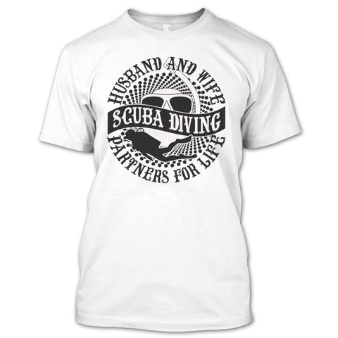 A black t-shirt with the shopify logo