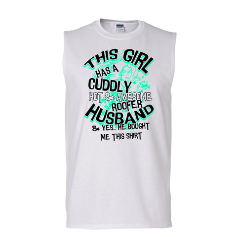 A black t-shirt with the shopify logo