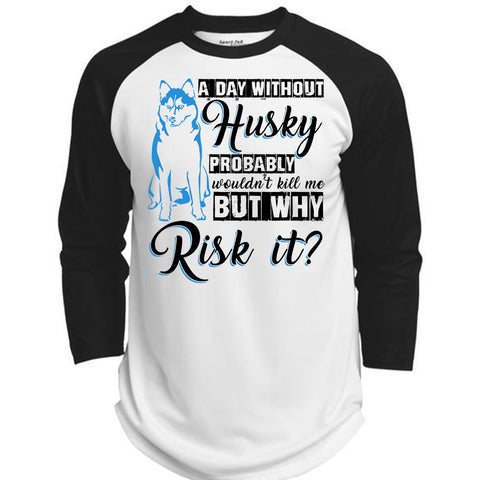 A black t-shirt with the shopify logo