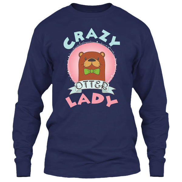 Crazy Otter Lady T Shirt, I Love Otter T Shirt