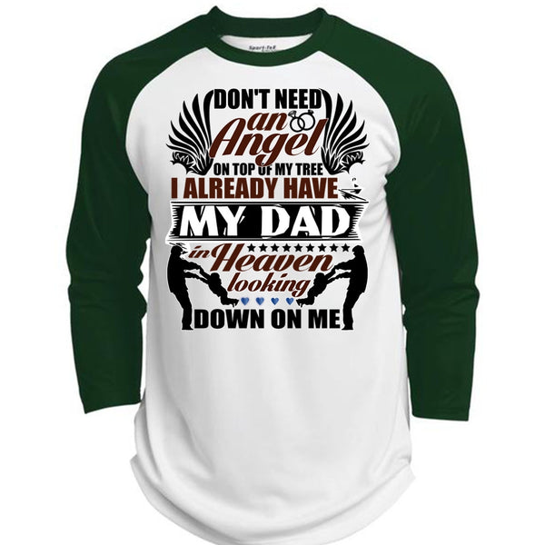 I Already Have My Dad In Heaven T Shirt, I Love Papa T Shirt, Awesome T-Shirts  (Polyester Game Baseball Jersey)