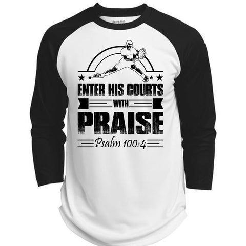 A black t-shirt with the shopify logo