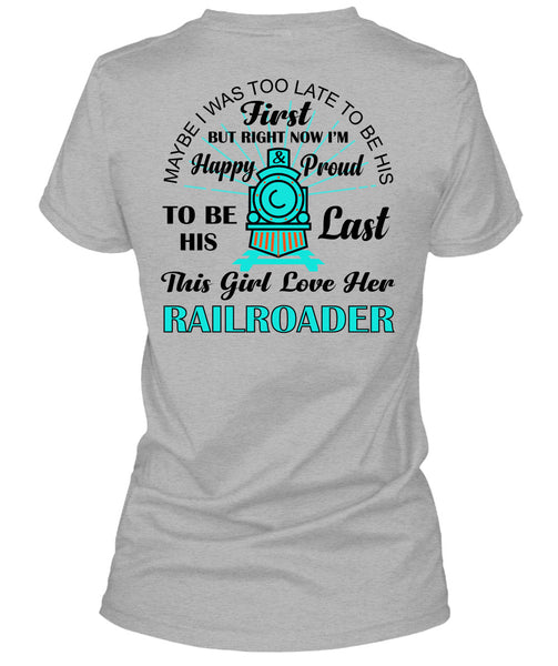 This Girl Love Her Railroader T Shirt, My Job T Shirt