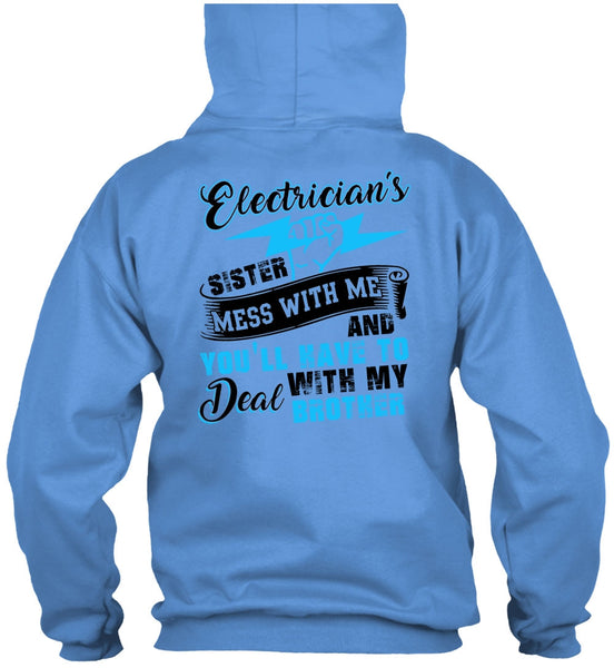 Electrician's Sister T Shirt, I Love Electrician T Shirt