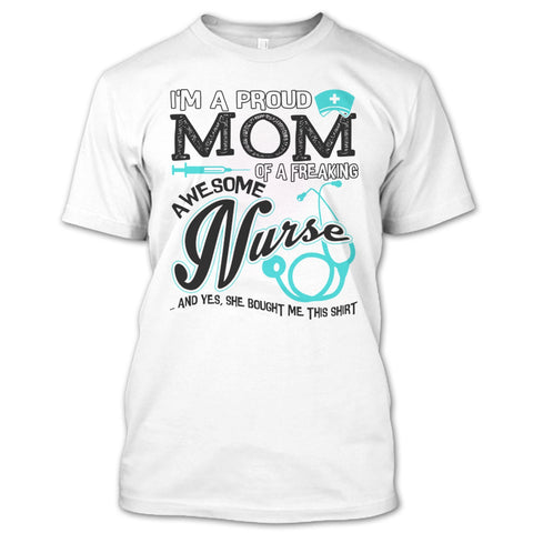 A black t-shirt with the shopify logo