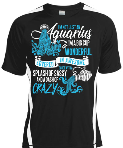 A black t-shirt with the shopify logo