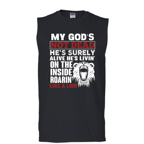 A black t-shirt with the shopify logo