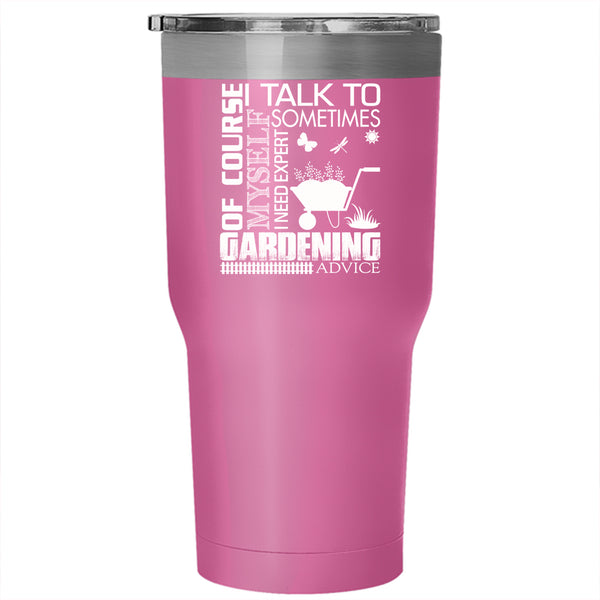 I Love Gardening Tumbler 30 oz Stainless Steel, Cute Gift For Gardener Travel Mug