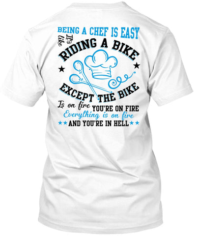 A black t-shirt with the shopify logo