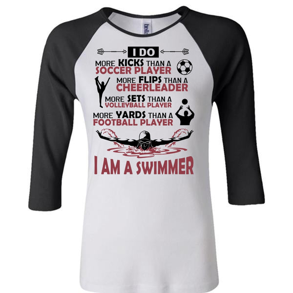 More Flips Than A Cheerleader T Shirt, I Am A Swimmer T Shirt, Sport T Shirt
