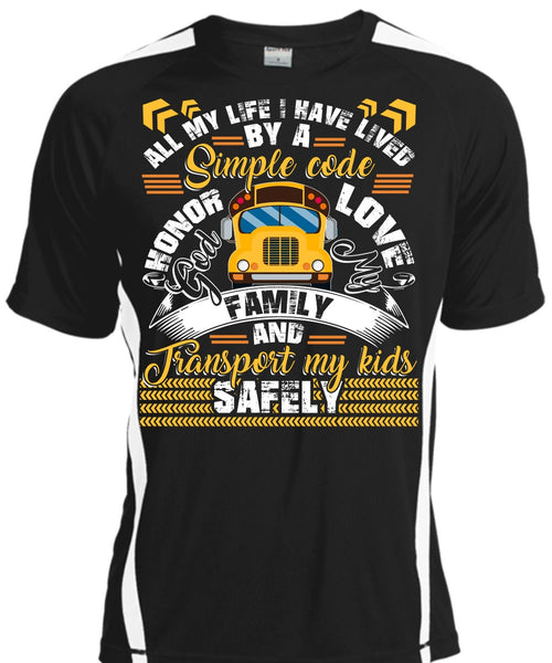 A black t-shirt with the shopify logo