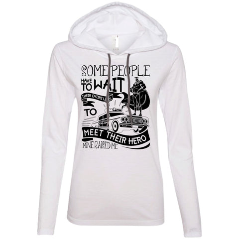 A black t-shirt with the shopify logo