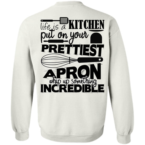 A black t-shirt with the shopify logo