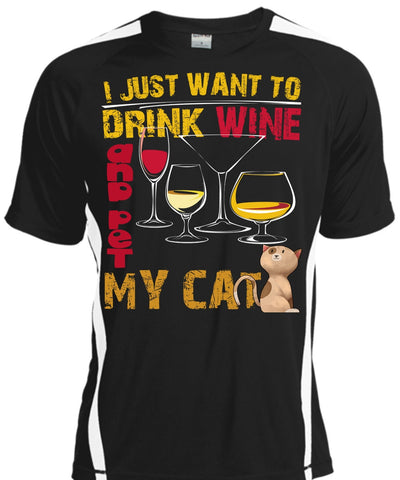 A black t-shirt with the shopify logo