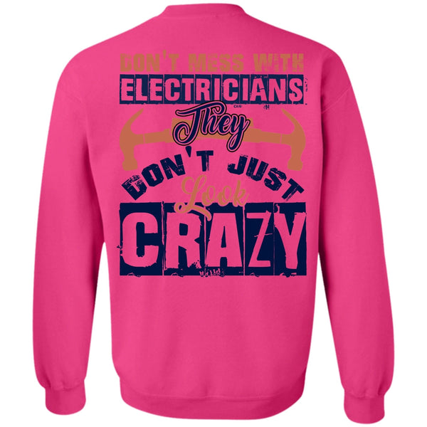 I Love Electrician T Shirt, Don't Mess With Electricians Sweatshirt