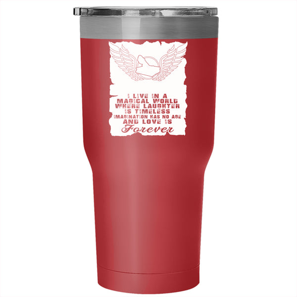 I'm A Postman's Wife Tumbler 30 oz Stainless Steel, Love Is Forever Travel Mug