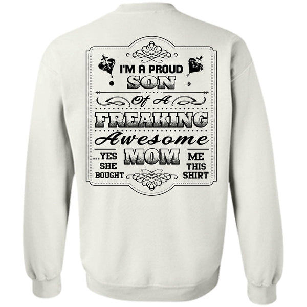 A black t-shirt with the shopify logo